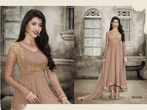 Lehenga de Novia Personalizada en Color Elegante, Tafetán de Seda con Bordado, Ropa de Fiesta de Noche, Largo, Estilo Indio Informal - Product Image 4