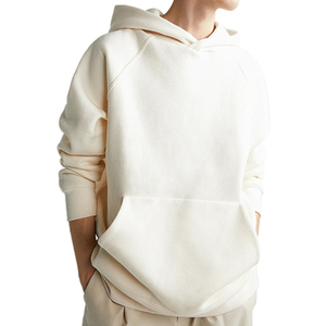 Sweats à capuche surdimensionnés en molleton 100% coton avec logo personnalisé brodé pour l'hiver 2025 pour hommes - Service OEM en gros - Product Image 5