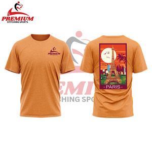 OEM ODM personalizado de alta calidad del personal de la empresa Logo impreso 100% algodón Unisex camisetas personalizadas para hombres - Product Image 5