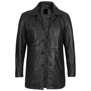 Nouveautés Prix de gros Manteaux en cuir pour hommes de haute qualité Slim Fit Respirant Nouveaux manteaux en cuir élégants et confortables - Product Image 1