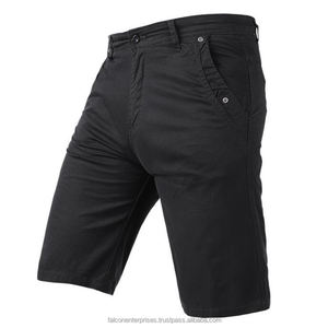 100% pantalones cortos informales de verano de algodón para hombre, nuevas Bermudas para correr con cremallera recta, pantalones con patrón sólido para niños - Product Image 6