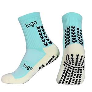 OEM Wholesale Custom Logo <b>Grip</b> Sports Socks Cotton Designer Anti-Slip Football Men Soccer <b>Grip</b> Socks with Anti-Bacterial Feature - Product Image 3