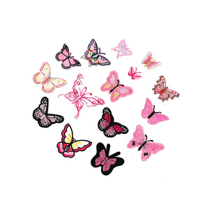 Premium Quality Free Sample Garment Plants Design Embroidered Patches Wholesale Personalized <b>Iron</b> <b>on</b> Patches for Clothes - Product Image 6