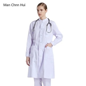 Uniformes Médicos de Alta Calidad para Doctores y Enfermeras, Venta Directa de Fábrica, Tallas Grandes, Tela de Algodón Suave, Logotipo Personalizado para Mujer - Product Image 1