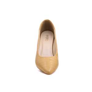 Beige WN7296 Zapatos de corte Pisos cómodos - Product Image 1