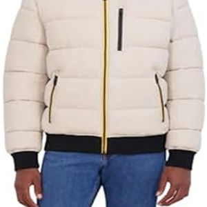 Nouvelles vestes matelassées pour hommes de haute qualité et élégantes 2026 avec col montant et logo frontal, séchage rapide et respirantes - Product Image 6