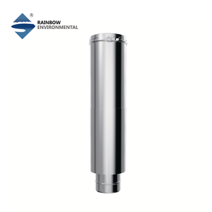 Tuyau de cheminée en acier inoxydable à double paroi isolé thermiquement Rainbow 6'' avec garantie de 5 ans pour les poêles à <span class=keywords><strong>bois</strong></span> <span class=keywords><strong>et</strong></span> les cheminées à gaz - Product Image 3