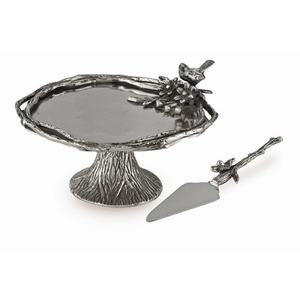 Soporte para Pastel Moderno, Ecológico, de Metal, Hecho a Mano, con Diseño en Relieve, para Fiestas de Cumpleaños, Tamaño Personalizado, Apto para Microondas - Product Image 1