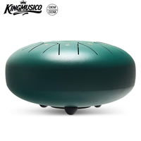 Tambour à langue en acier au carbone de 10 pouces, 11 tons, avec accessoires complets, pour le yoga, la relaxation et la thérapie sonore