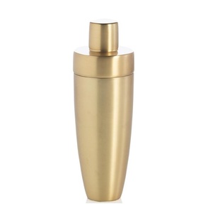 Top Trending Design Modern Style Mirror Polished High Selling Vodka <b>Shaker</b> <b>Gold</b> Color Solid Metal Bartender <b>Cocktail</b> <b>Shaker</b> - Product Image 3