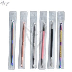 Novedades en Herramientas para Decoración de Uñas, Removedor de Esmalte para Salón de Uñas, Empujador de Cutículas de Acero Inoxidable para Manicura - Product Image 3