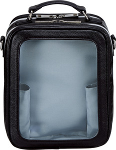 Bolso de Hombro Tsuletette MUI Negro Alto, Cierre de Cremallera, Diseño Elegante y Casual, Correa Extraíble, Material de PVC - Product Image 2