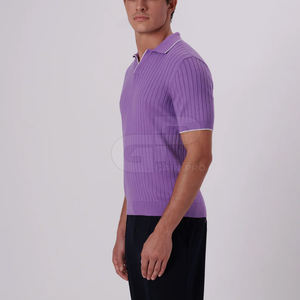 Camisa Moderna con Cuello Johnny para Uso Diario, con Corte Entallado, Material Ligero y Diseño Moderno - Product Image 3