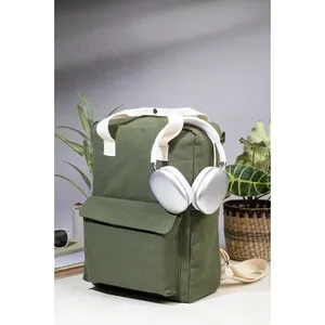 Rekan Recycled <b>Canvas</b> <b>Backpack</b> Sustainable Promotional Gadgets Eco-Friendly and Stylish - Product Image 6