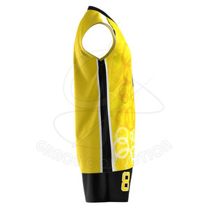 Elegante Sublimación Voleibol Jersey Conjuntos Para Parches Personalizados Manga Corta Uniforme De Voleibol Con Alta Calidad - Product Image 3