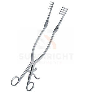 Rétracteur manuel en acier BECKMAN-ADSON pour laminoctomie, certifié CE par Surgiright Instruments - Product Image 1