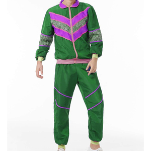 Vêtements de pluie Vêtements de camping imprimés Uniforme d'entraînement Veste coupe-vent unisexe décontractée en polyester Combinaison de course réfléchissante Survêtement - Product Image 4