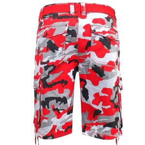 Shorts cargo légers et respirants à séchage rapide, multi-poches, taille mi-haute, en toile 100% coton, imprimé de qualité, décontractés, pour l'été - Product Image 6