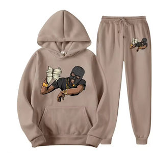 Conjuntos Deportivos Casuales con Capucha para Hombre, Hechos a Medida por OEM, Tendencia 2025, de Algodón Sólido para Invierno, Venta al Por Mayor a Bajo Precio - Product Image 1