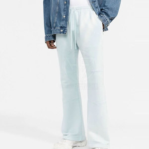 <b>Men</b> <b>Flared</b> Sweat Pant Casual Everyday <b>Men</b> Clothing <b>Flared</b> Sweat Pant Cotton Blend weekend Clothing With Flexible Waist <b>Men</b> Pant - Product Image 4