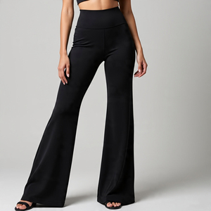 High Quality Yoga <b>Leggings</b> Push up Sports <b>Tummy</b> <b>Control</b> Active-wear High Waist Booty Lifting Women's Flared <b>Legging</b> - Product Image 6