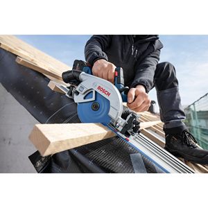 Scie circulaire sans fil 18V-57-2 GX, scie à bois électrique portable avec arrêt longitudinal FSN 440 pour le bricolage sans batterie/chargeur - Product Image 2