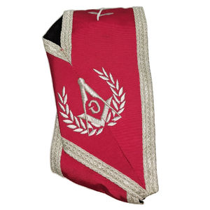 Delantal simbólico de Maestro Masón de la Logia Azul |   Bordado Premium |   Vestimenta Ceremonial Elegante |   Diseño y Tamaño Personalizables - Product Image 2