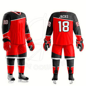 Ropa deportiva cómoda para hombre, ropa de hockey sobre hielo y hierba con uniforme de hockey sobre hielo con cuello en V personalizado de Pekín - Product Image 4