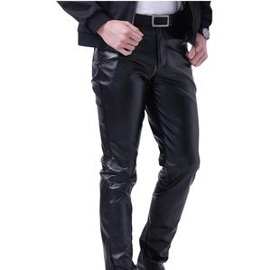 กางเกงหนังโลโก้สั่งทำสำหรับผู้ชาย ผลิตจากหนังคุณภาพสูง ทรงสกินนี่ สำหรับขี่มอเตอร์ไซค์ ระบายอากาศได้ดี ขายส่ง - Product Image 1