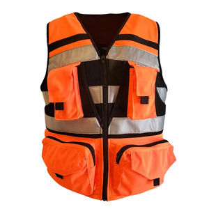 Custom Logo Pocket Work Construction <b>White</b> Safety <b>Vest</b> Safety Jackets Personalized Safety <b>Vest</b> With Pockets quick dry <b>men</b> <b>vest</b> - Product Image 2