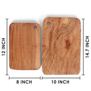 Ensemble de sous-verres en bois fabriqués à la main pour les boissons protégeant les surfaces Décoration intérieure naturelle rustique et table élégante par l'artisanat à gogo - Product Image 6