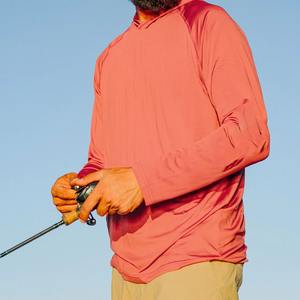 Sweat à capuche de pêche uni à manches longues en microfibre de haute qualité Protection UV Chemises à capuche de performance à séchage rapide Respirant - Product Image 4