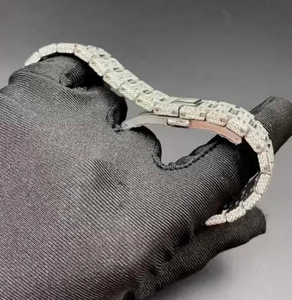 Montre Hip-Hop de Luxe Icedout, Moissanite VVS, Mouvement Mécanique, Testeur de Diamant, Fenêtre de Cadran en Verre, Acier Inoxydable - Product Image 3