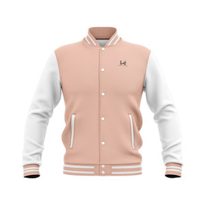 Veste bomber varsity pour homme en chenille brodée personnalisée avec col montant, manches en cuir PU, coupe-vent d'hiver - Product Image 4