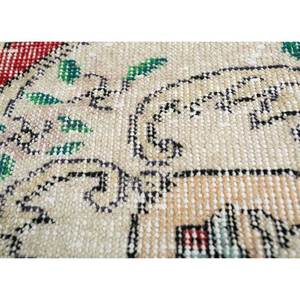 Alfombra de Lana Anudada a Mano de Gran Tamaño, Diseño de Medallón Rojo y Naranja, para Sala de Estar, Pasillo Rectangular, Modelo Pae-2887 - Product Image 3