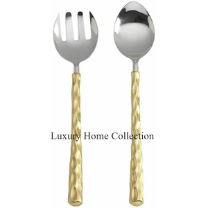 Ustensiles de cuisine de table de couleur personnalisée, fabriqués à la main, ensemble de couverts avec poignée en forme de feuille, ensemble d'argenterie, fournitures pour cuillères - Product Image 5