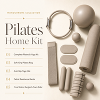 Kit d'accessoires de Pilates unisexe, couleur personnalisée, bande de résistance en tissu extensible, Magic Circle, bloc de yoga, anneau de Pilates, barre de gym, haltère