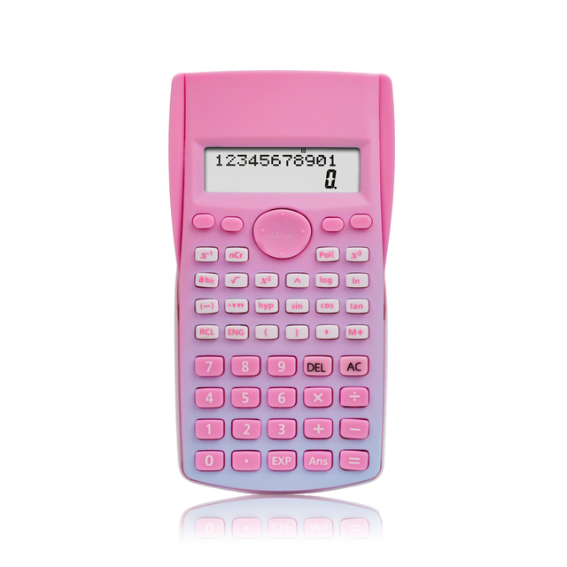 Colorful High-value Multi-function Scientific Calculator with Battery (AAA) and ABS Material for Student Exams