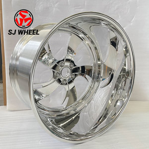 Jantes forgées en alliage d'aluminium SJ Billet Specialties Style 22x8.5 24*9 26*10 Deep Dish pour Chevrolet C10 Truck - Product Image 3