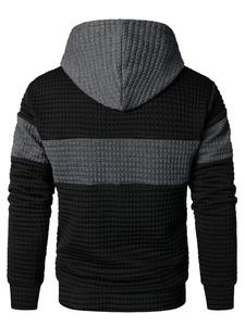 OEM/ODM Custom 100% Cotton 450gsm Thermal Fleece Hoodie Discharge Printing for Winter Season Manufactured 380-500 Gsm <b>Range</b> - Product Image 2