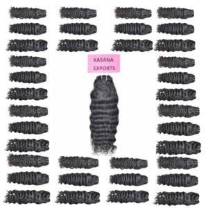 Vente en gros d'extensions de cheveux humains vierges vietnamiennes à donneur unique dentelle à vague profonde à double trame de couleur naturelle - Product Image 5