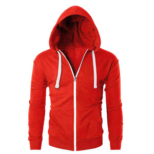 Sweat à capuche polaire Gym Sports Workwear décontracté fermeture éclair sweats à capuche surdimensionnés fermeture éclair manches longues surdimensionné cordon de serrage sweats à capuche - Product Image 6