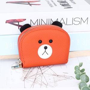 Ando Bag - Tarjetero de piel auténtica de vaca para mujer, billetera compacta tipo acordeón con cremallera - Product Image 4