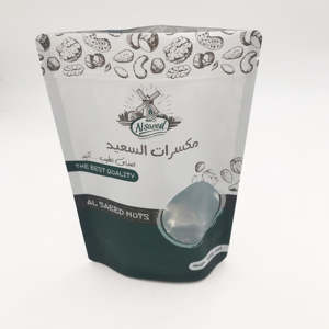 Emballage pour nourriture pour chats, sachet refermable mat debout avec encoche de déchirure et fenêtre - Taille personnalisée OEM, fabricant vietnamien - Product Image 4