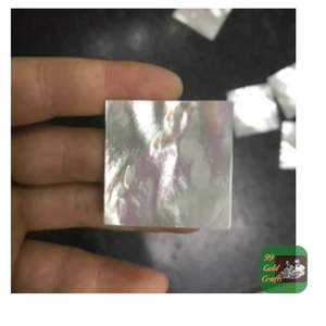 Feuille de nacre blanche directement de l'usine, double face plate, pour l'artisanat, la mosaïque et la décoration - Product Image 4