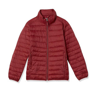 2024 Veste matelassée légère personnalisée pour hommes 100% Nylon col montant doublure en flanelle meilleur produit de vente pour la saison d'hiver-tailles XS - Product Image 5