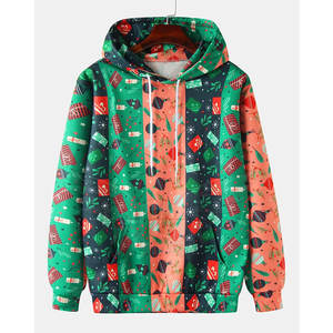 Sudadera con capucha de manga larga regular a la moda para hombre, sudaderas con capucha de sublimación de invierno con patrón de estampado 3D de nuevo estilo, suministro al por mayor para hombres - Product Image 1