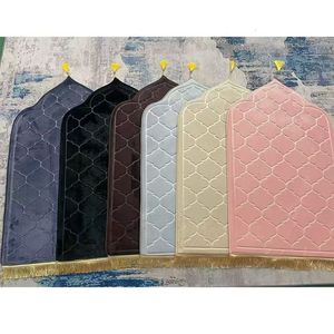 Tapis de prière Raschel en velours doux, <span class=keywords><strong>Sajada</strong></span> musulmane pour le marché du Moyen-Orient - Product Image 1