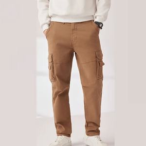 Pantalones Tácticos Casuales de Cintura Alta para Hombre, Precio al por Mayor, Personalizables con Logotipo, Tela Cargo Lavada - Product Image 3