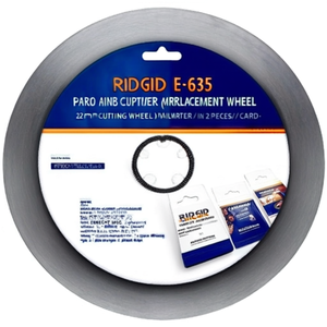 Rueda de Repuesto para Cortadora de Tubos RIDGID E-635, Diámetro de Corte de 22 mm, Empaquetada en 2 Piezas/Tarjeta - Product Image 3
